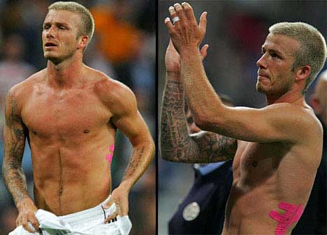 David Beckham / Дэвид Бекхэм татуировка